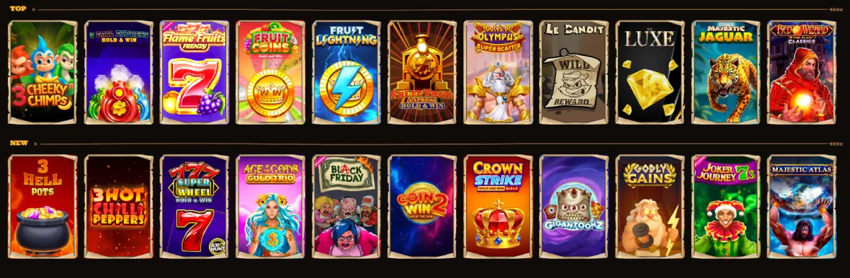 Lizaro casino games